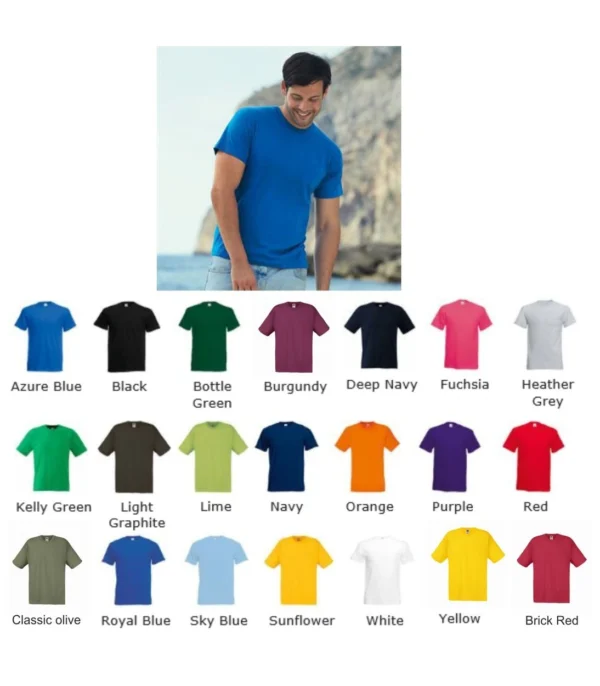 Fruit of the Loom SS22M Original  tee shirt